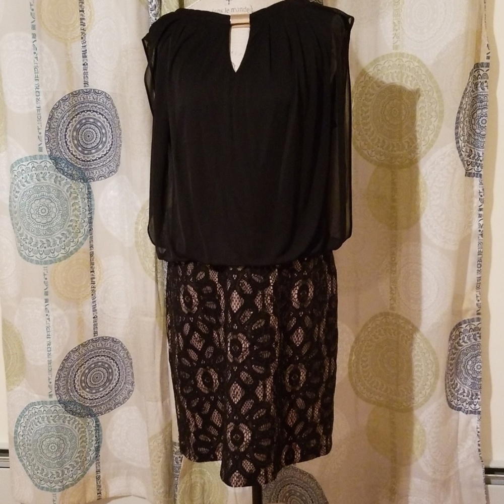 Black flattering dress